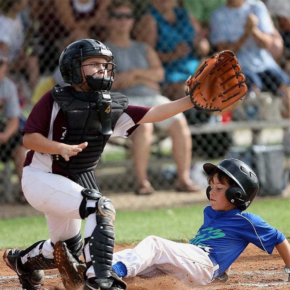 Baseball Glove for Kids Youth Adults Softball Teeball Training PU Leather Left Hand Glove Right Hand Throw Practice Equipment view 5