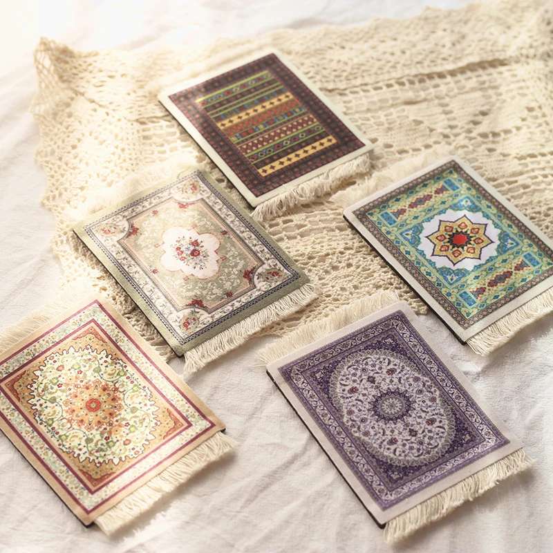 Persian Woven Rug Coaster & Mousepad 3