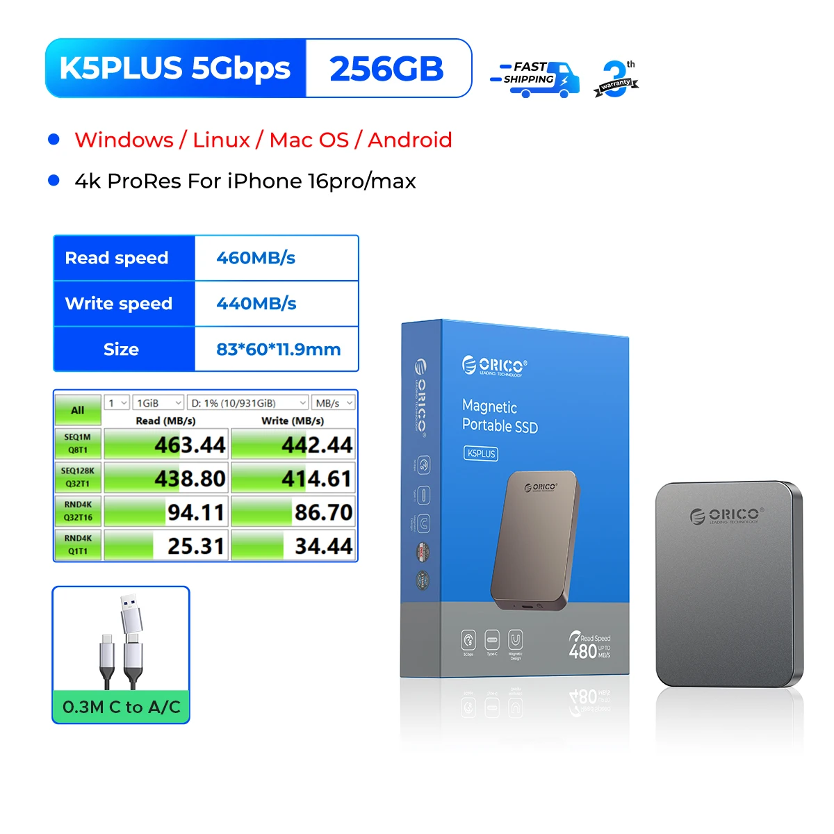 Variant: 256GB K5PLUS