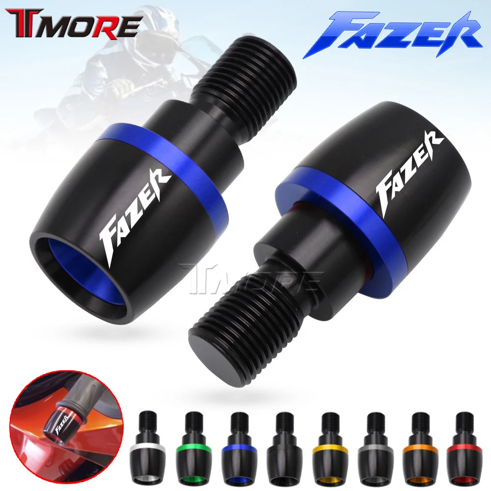 For Yamaha FZ1 FAZER 2006-2016 FZ6 FAZER 2014-2016 FZS1000 FAZER 2001-2005 Motorcycle CNC Handlebar Grip Ends Slider Cover