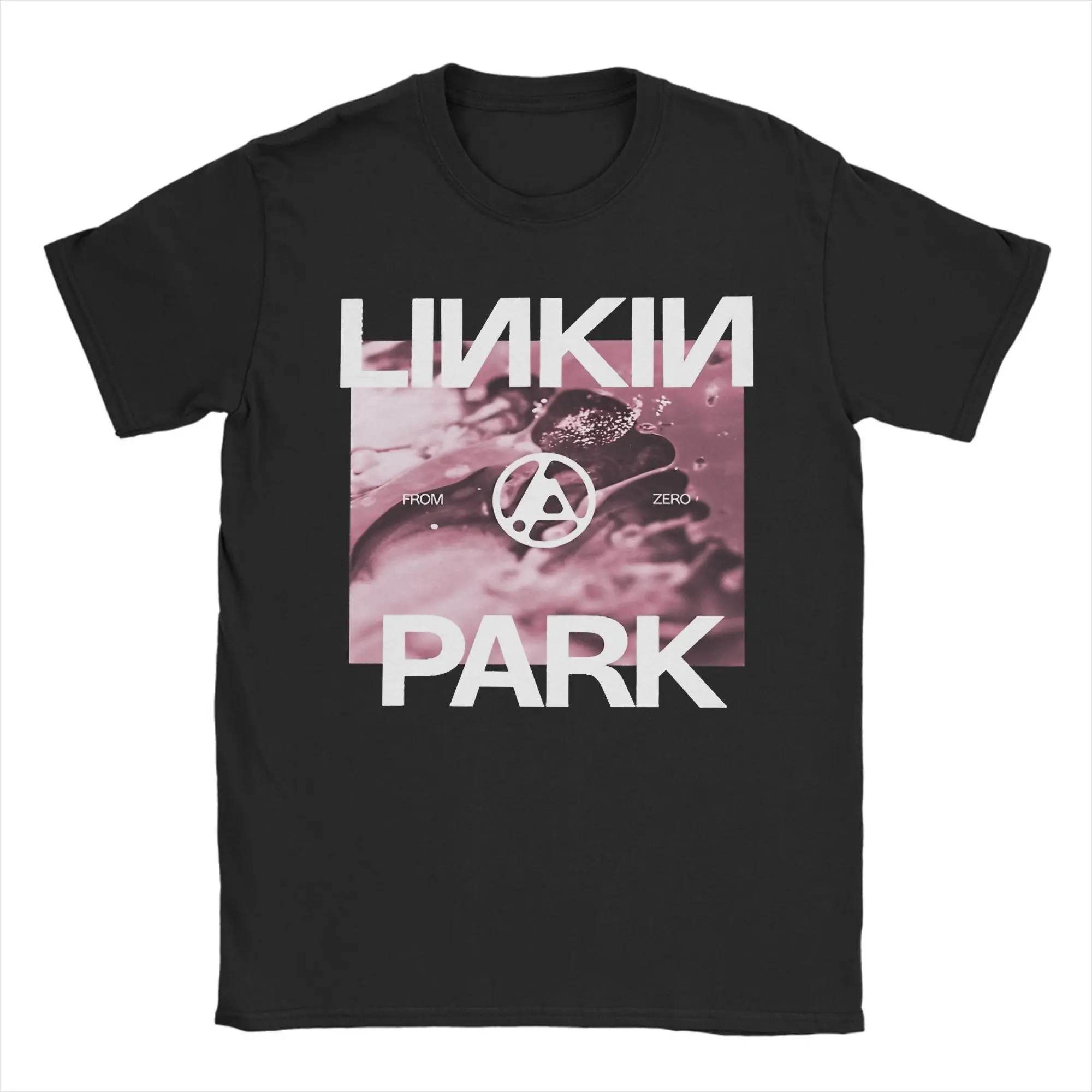 

Vintage Linking Parked From Zero T-Shirts Men Round Neck Pure Cotton T Shirts Short Sleeve Tee Shirt Summer Clothes
