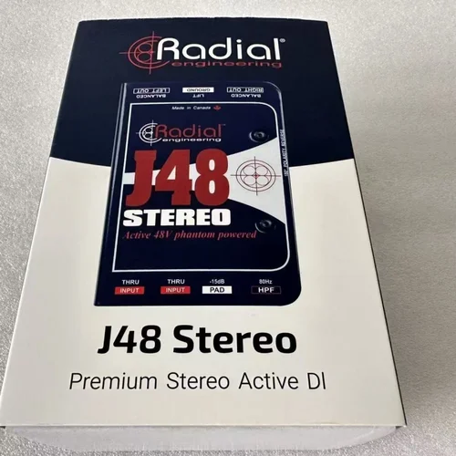 Imagen 2 del producto Procesamiento de señal de guitarra profesional: caja DI activa canadiense Radial J48/stereo PRO48