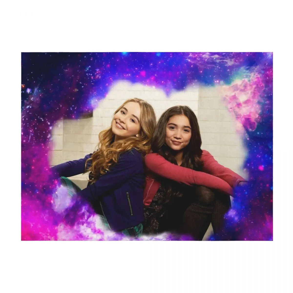 

Riley & Maya (Rilaya) Throw Blanket Shaggy cosplay anime heavy to sleep Thin Blankets