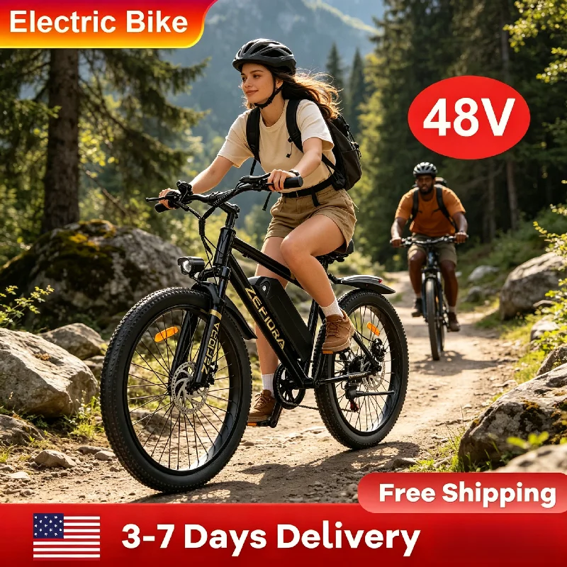 UL2849 Certified Mountain Electric Bicycle, Adjustable Seat Front Brake, 45° Climbing, Factory Original Free Local Shipping