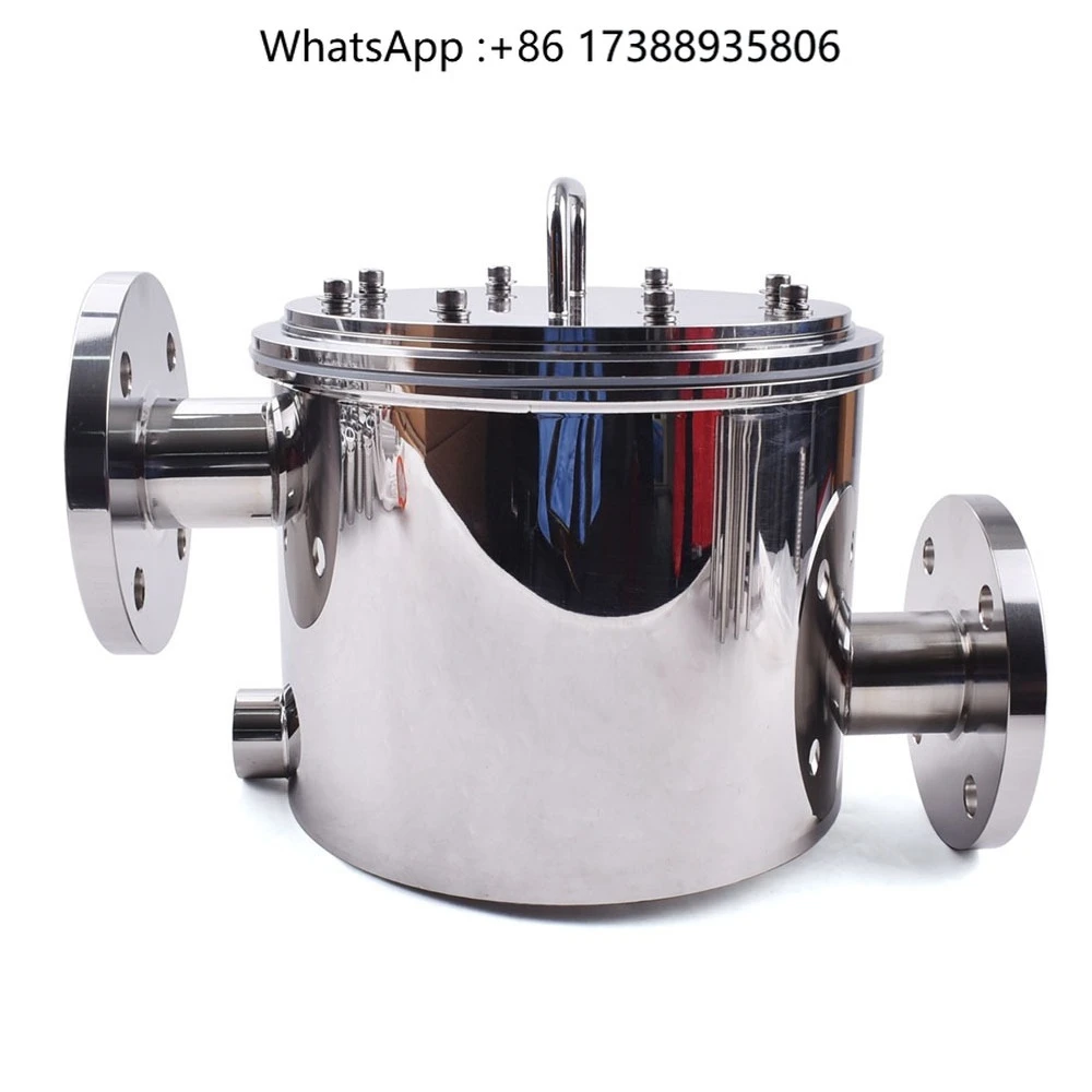 Custom OEM Food Grade Easy Clean Magnetic Liquid Trap Filter Iron Removal Efficient Filtration SS304 Sanitary