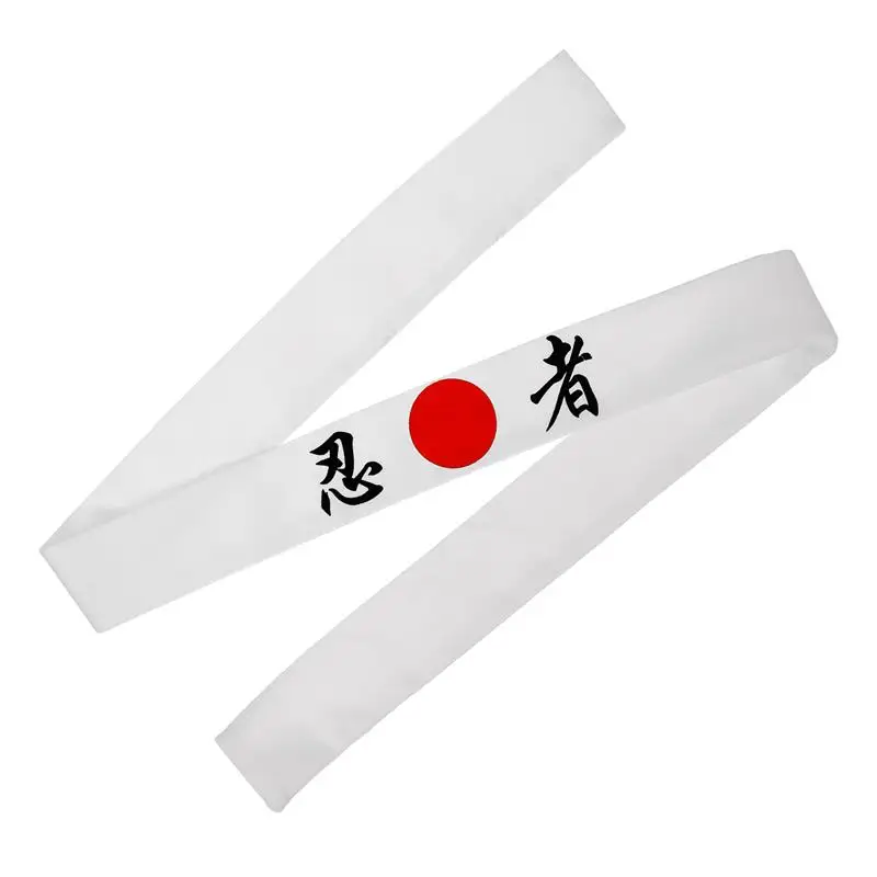 Japanese Headband Chef Bandana Karate Headband Japanese Style Band Samurai Ninja Headband