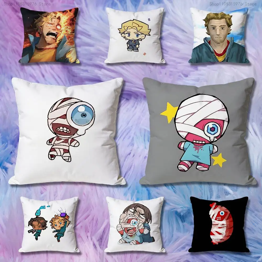 M-Mouthwashings Curly Throw Pillow Case Decoration Bed Custom Square Pillowcase Pad Cover