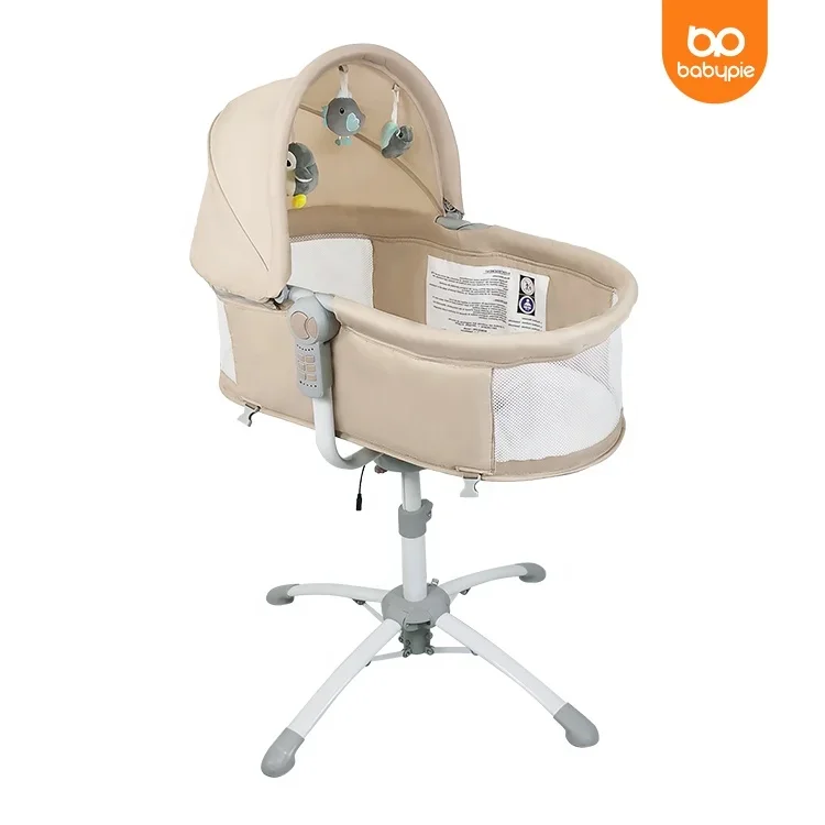 Multi-functional Baby electric crib babycot Baby Bassinet 3 in 1 Travel Baby Bed with Breathable Net Bedside Sleeper