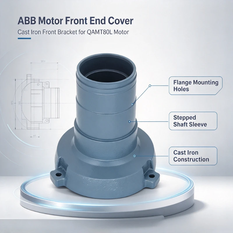 Motor Front End Cover 80L Motor Front Bearing Gland Gaoliwei Bilateral Machine Grinding Wheel Grinding Head Rear End Cover