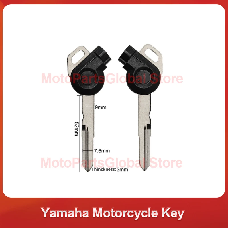 Motorcycle Blank Keys For YAMAHA NMAX155 Jinzhan 125 Aurora Third Generation Lh125T-C