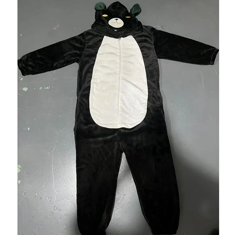 Anime Kuma Kuma Kuma Bear Yuna Cosplay Pajamas Costume One-Piece Double-Sided Sleepwear Jumpsuits Cute Halloween Party Suits