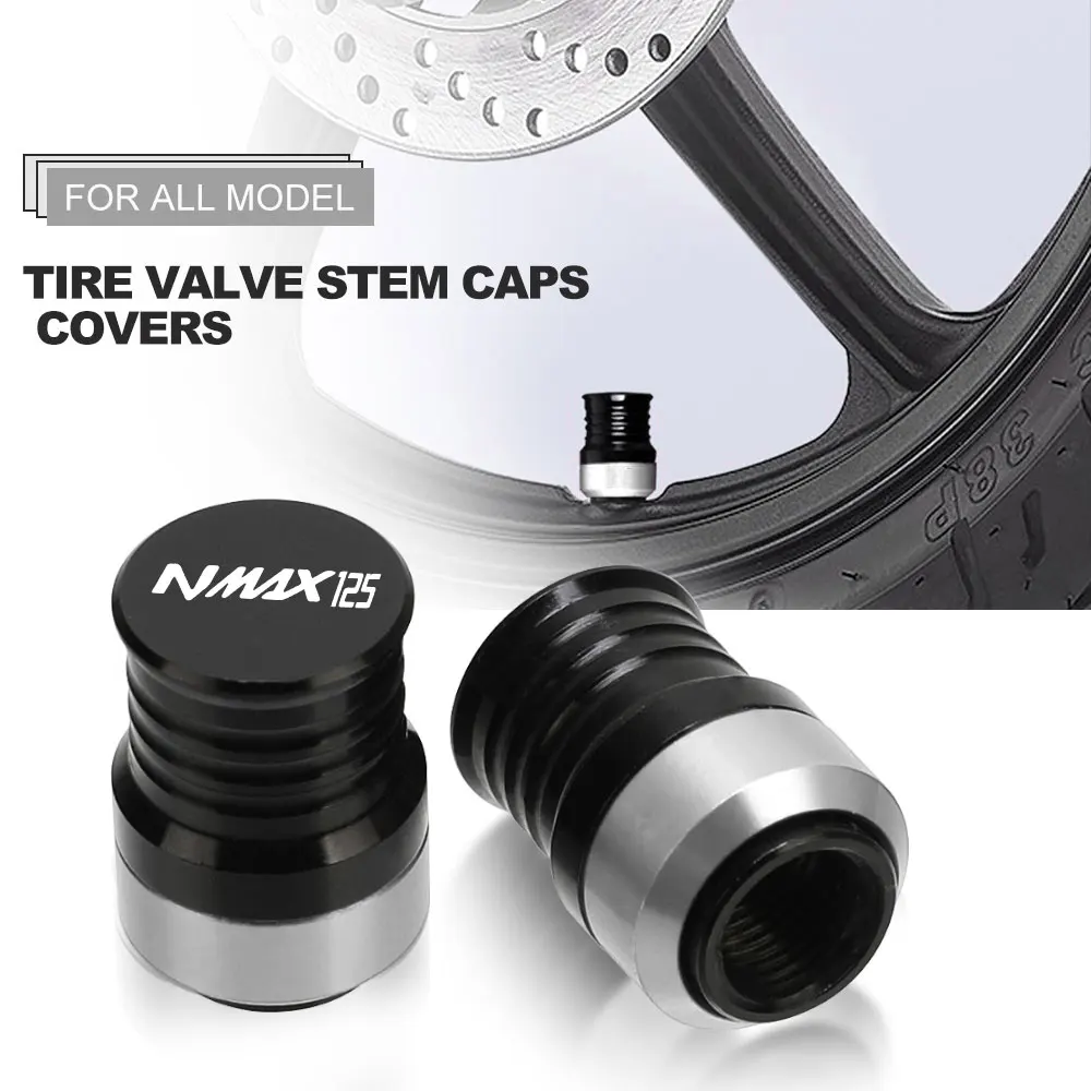 

For YAMAHA NMAX N-MAX 125 NMAX125 2015-2019 2016 2017 2018 Motorcycle Accessories Wheel Tire Valve Stem Caps Tyre Rim Cover