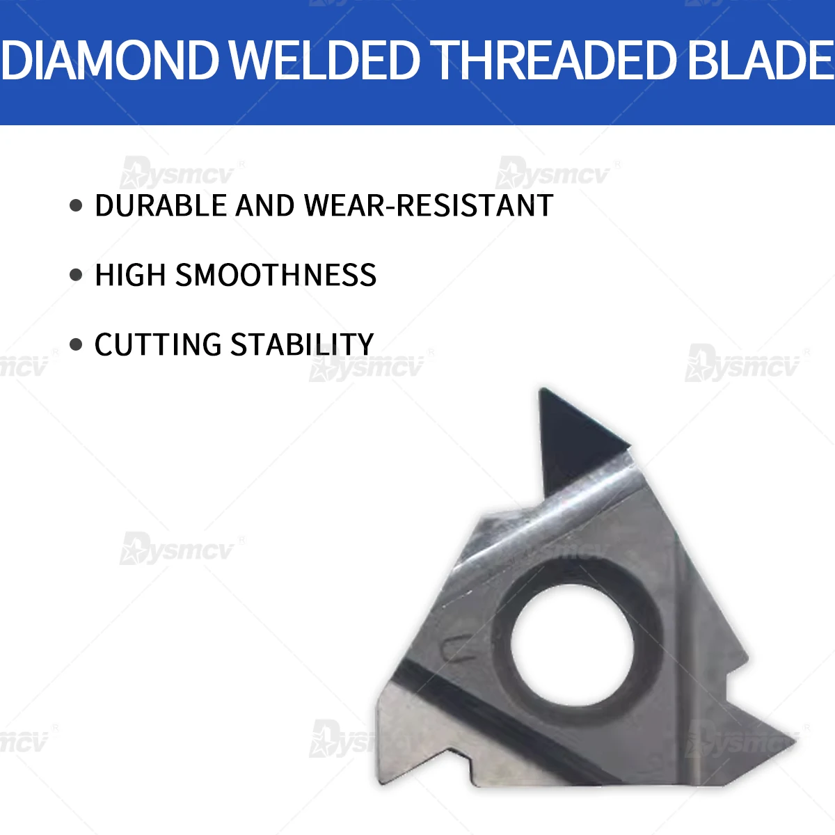 11IR A60 16ER 16IR AG60 PCD CBN AG55 Turning Insert CNC Diamond Lathe Cutter Thread Blade Tool High Hardness Cubic Boron Nitride