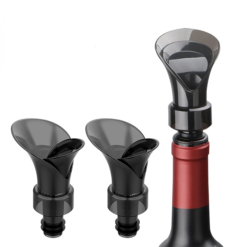 2 in 1 Petal-Shaped Stopper and Fast Pourer Preserver Aerator for Wine Storage