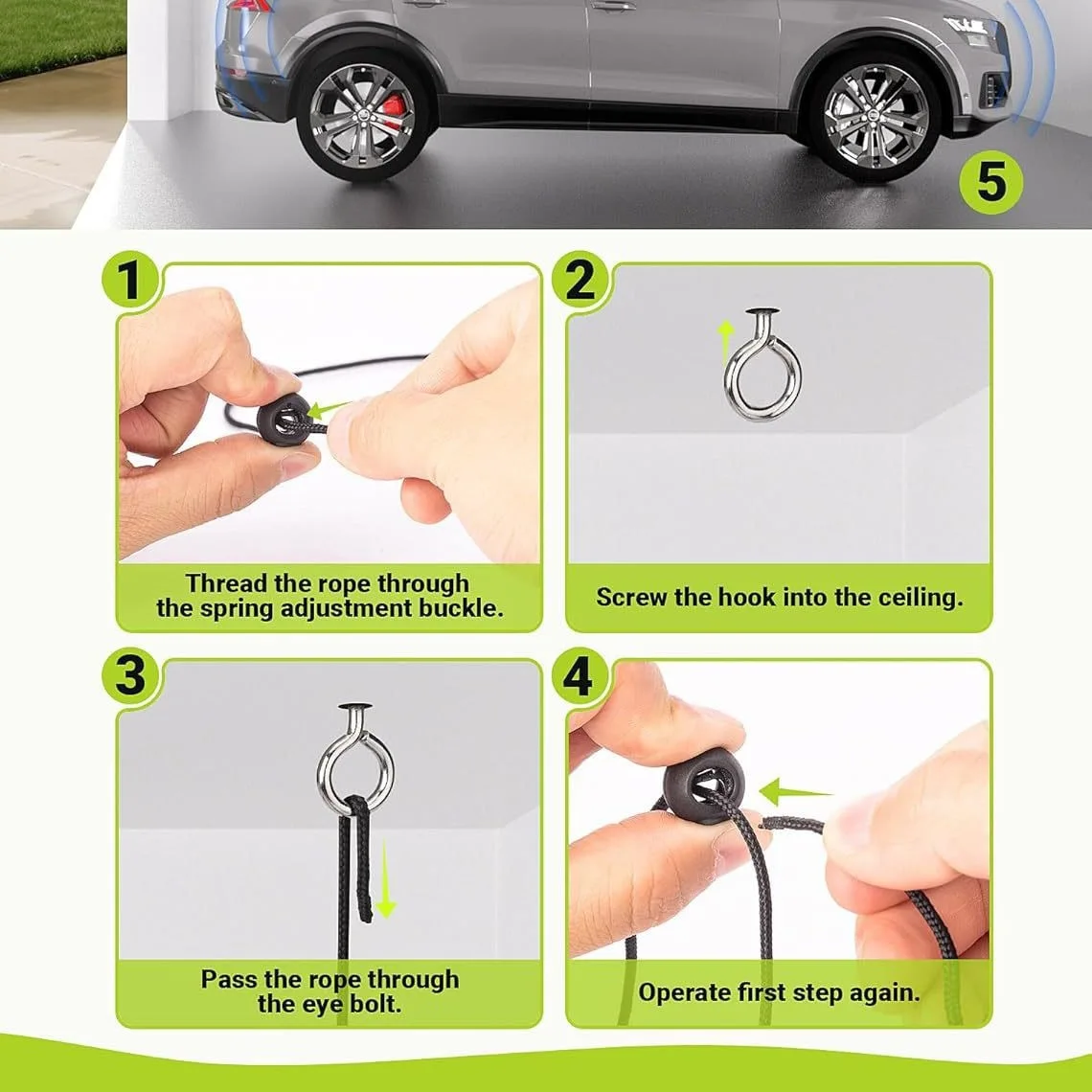 Car Accessories Tool Tennis Ball Garage Parking Stopper Easy Install Vehicle Parking Helper Garage Tennis Ball for Vehicle Types