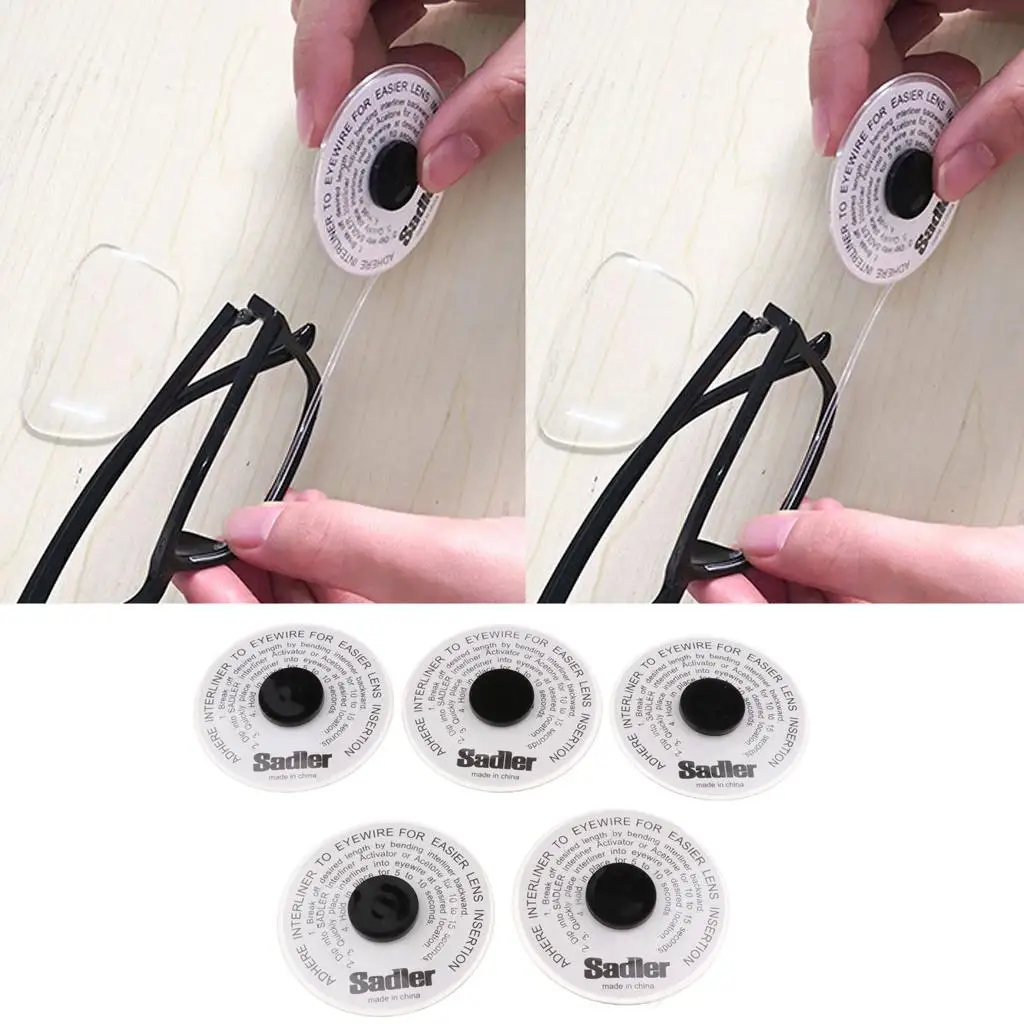 

Прокладка для линз, нейлоновая проволока для очков, полоска для вставки линз для оптической оправы без оправы