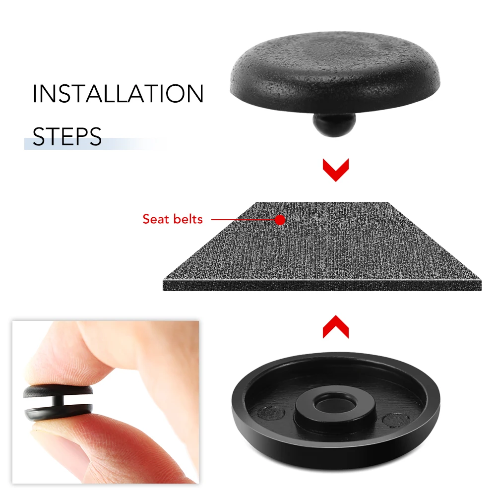 10 Pcs Car Seat Belt Stop Button Clips Fastener For Nissan Qashqai J10 J11 X-Trail t31 t32 kicks Tiida Pathfinder Murano Note