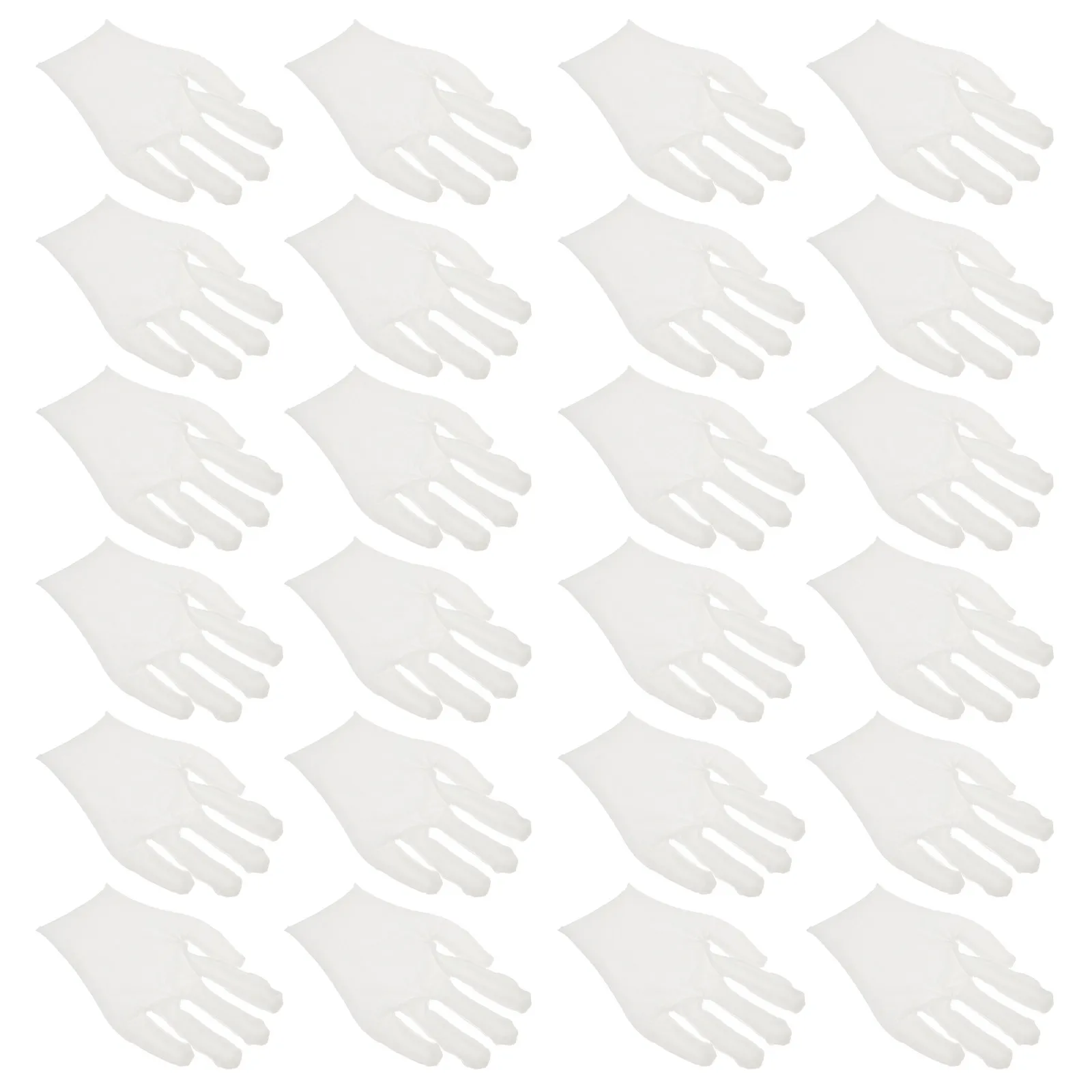 White Cotton Safety Work Gloves – Lightweight, Breathable, Fingerprint-Free for Gardening & Industrial Cleaning