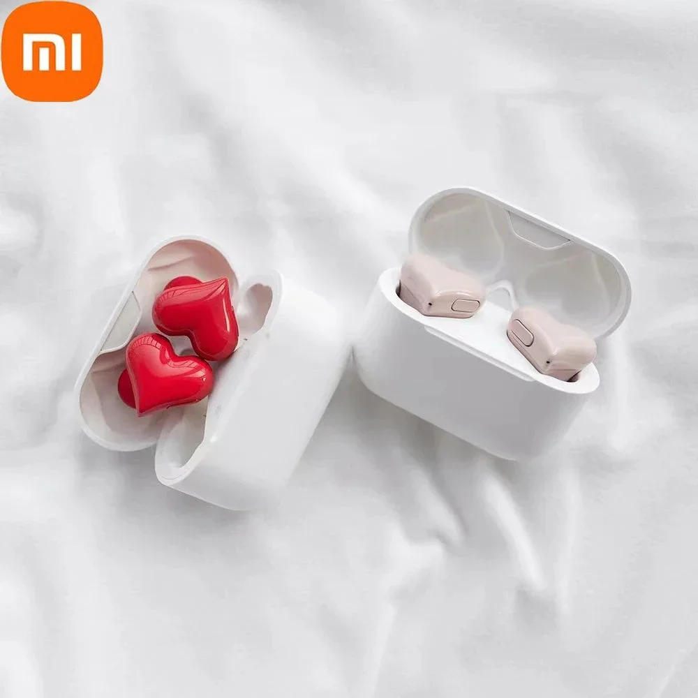 Xiaomi Heart Shape Wireless Earphones TWS Earbuds Bluetooth Headset Gaming Headphones HIFI Headset Sport Earbuds Stereo Earphone