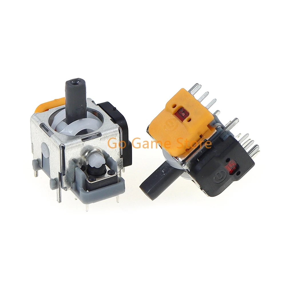 1pc For PS4 PS5 Orange Hall Effect Joystick 3D Analog Sensor Module For XBOXONE XBOX Series Controller