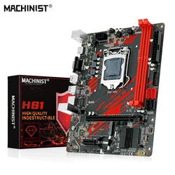 MACHINIST H81 Motherboard LGA 1150 Support Xeon E3 V3 v4 CPU Core i3 i5 i7 Processor DDR3 RAM HDMI SATA M.2 3.0  H81M-PRO S1