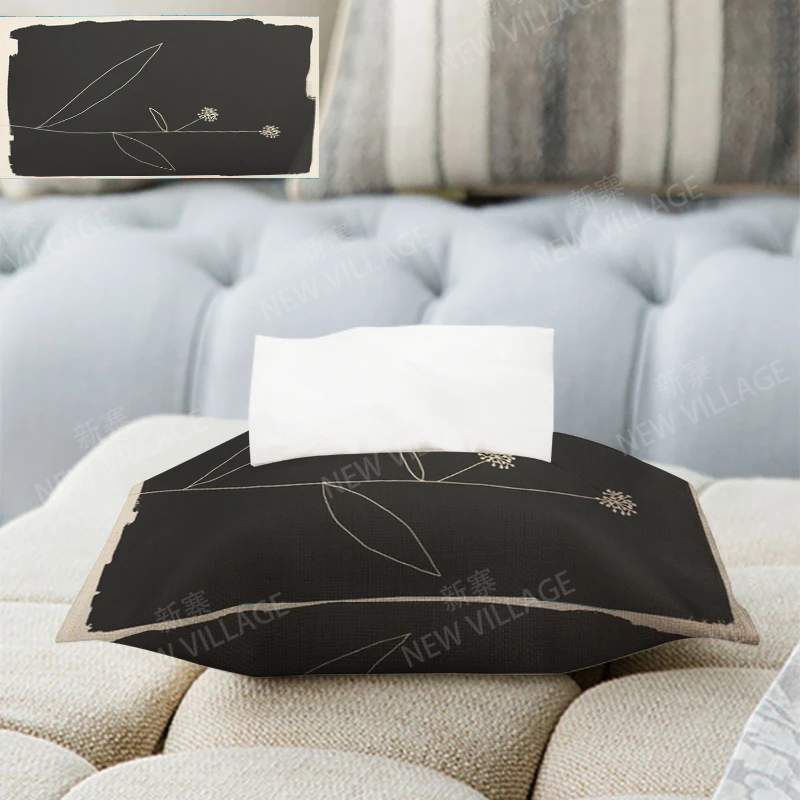 Home decor fabric tissue box car tissue holder tissue cover box Textiles cloth storage tissue bag nordic wipes dispenser boho