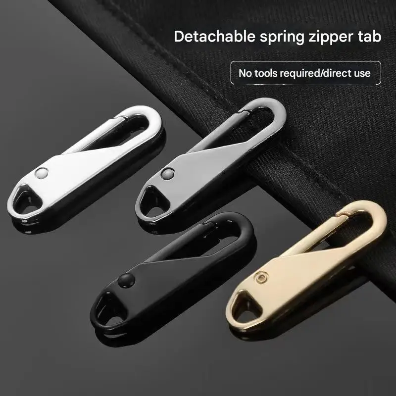 

Zipper Slider Puller Instant Zipper Repair Bag Replacement Bad Buckle Travel Bag Suitcase Zipper Head DIY Sewing Craft