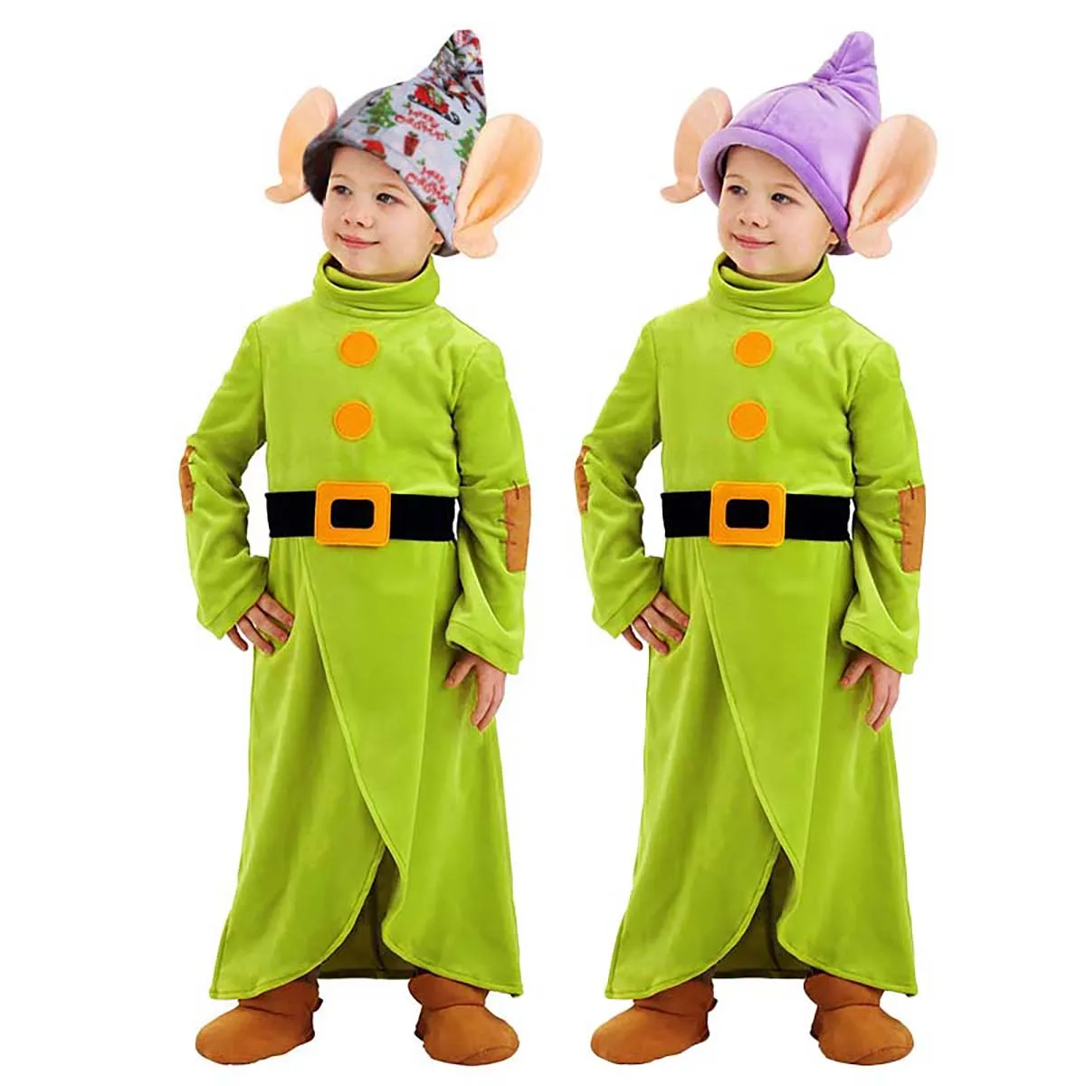 

Halloween Elf Cosplay Dwarfs Costume For Kids Boys