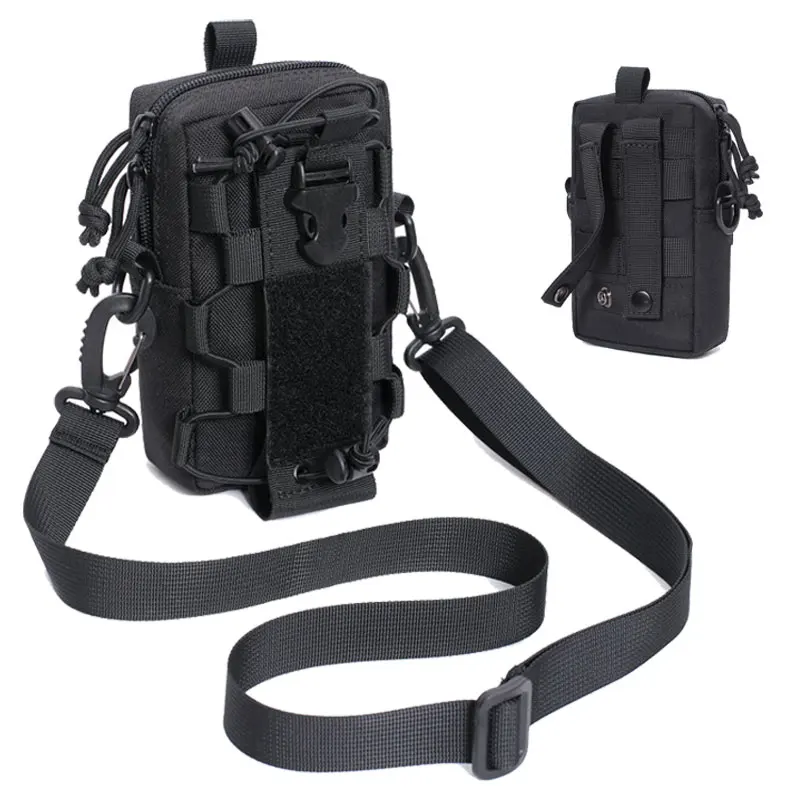 Hunting Waist Bag Molle Bottle Pouch Tactical Bag EDC Tools Belt Pack Outdoor Vest Pack Wallte Phone Accessories Pocket