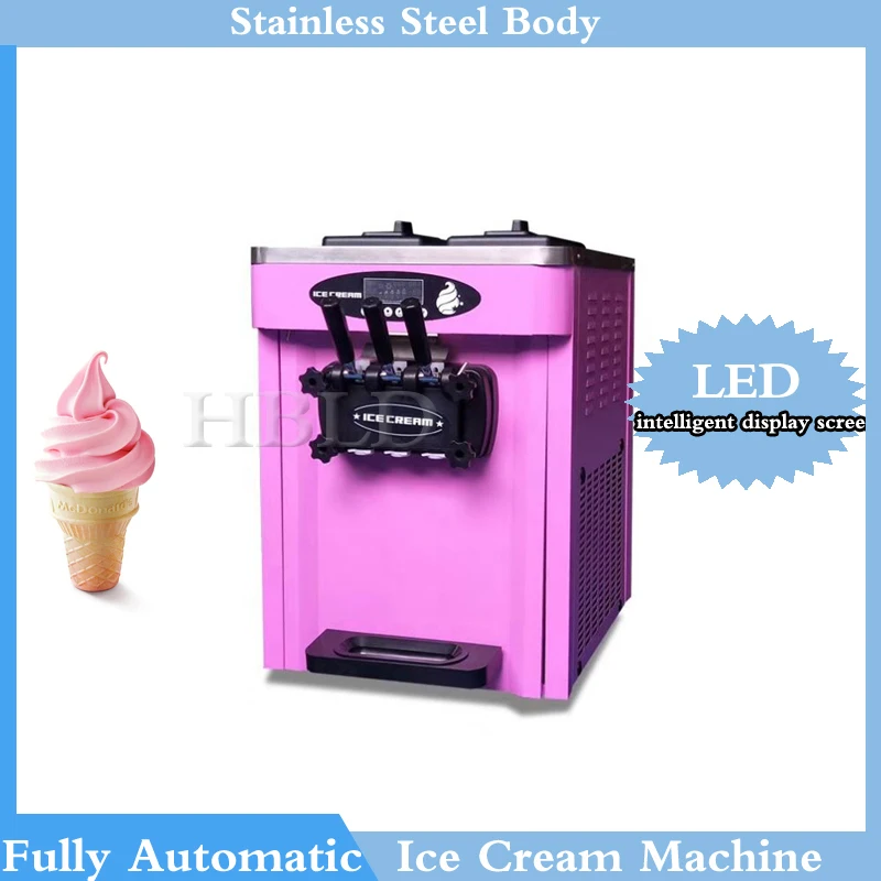 

Cost Saving And High-Yield Soft Ice Cream Machine, Electric Commercial Frozen Yogurt Making Machine