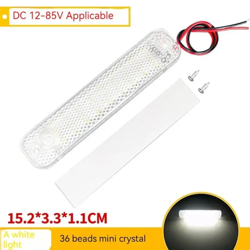 2Pcs Car Interior Light 36LED RV Light Truck Interior Light With Switch Night Reading Ceiling Light For Car Van Boat Truck