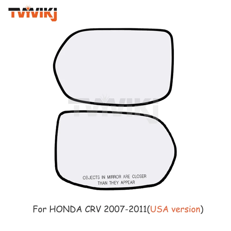 Left Right Heated Side Rearview Mirror Glass Lens For HONDA CRV USA version 2007 2008 2009 2010 2011 CR-V Car side door mirrors