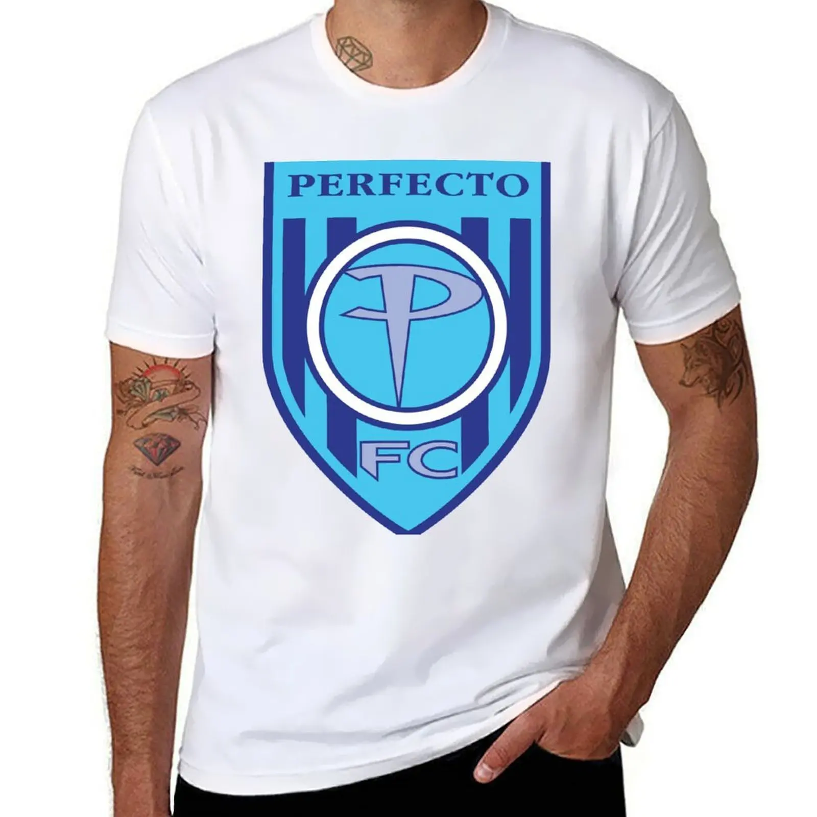 

Perfecto For Clubs (Cyan Color) T-Shirt t shirts for man graphic funny man t shirt summer T-Shirt