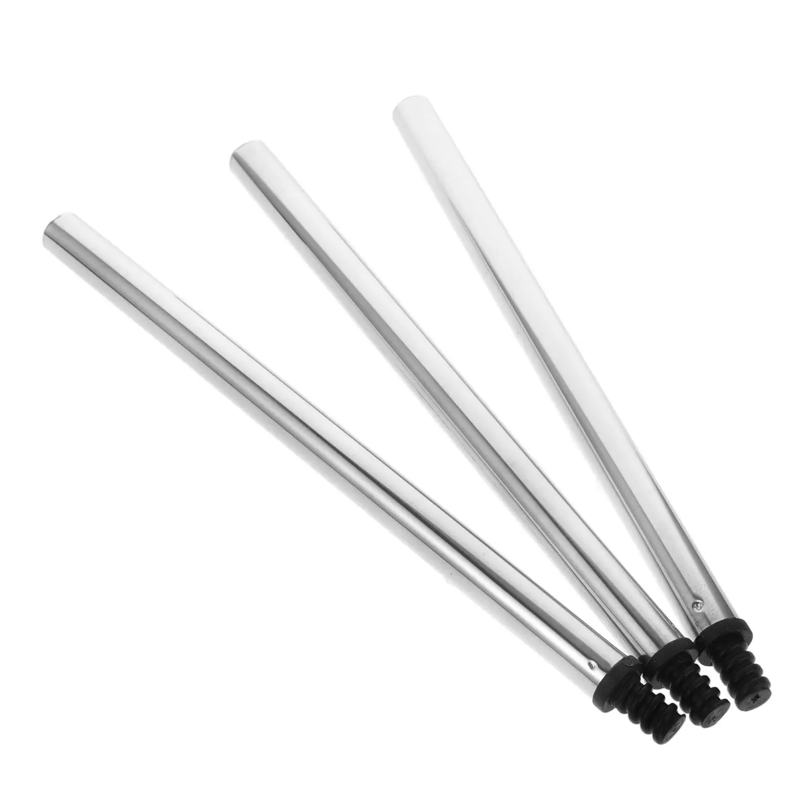 3pcs Stainless Steel Toilet Brush Accessories 250 16 0.3A1 Black Scrub H le Adapter Pole Attachments Replacement Toilet Brush