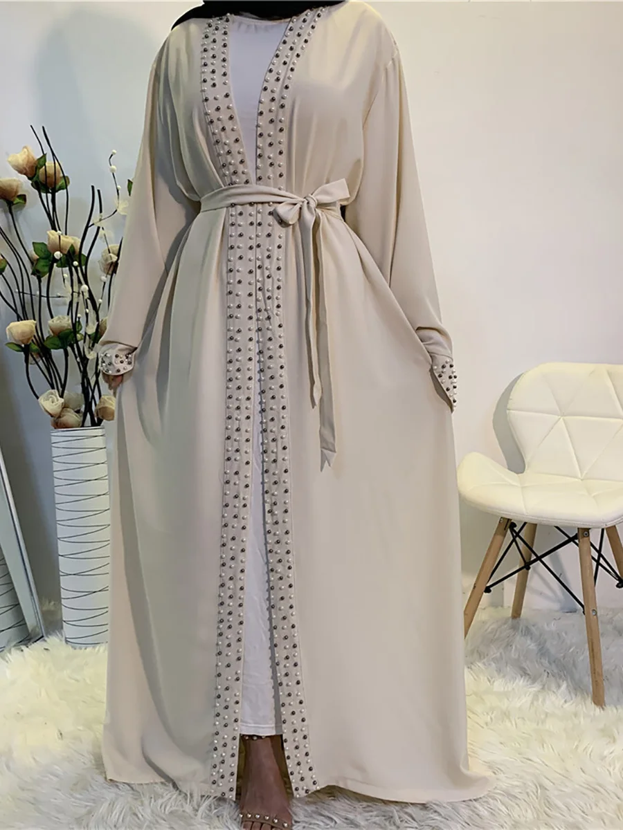 Modest Abaya Ramadan Dubai Robe Femme Musulmane Turkey Kaftan Islamic Clothing Muslim For Women Kimono Caftan Marocain Cardigan