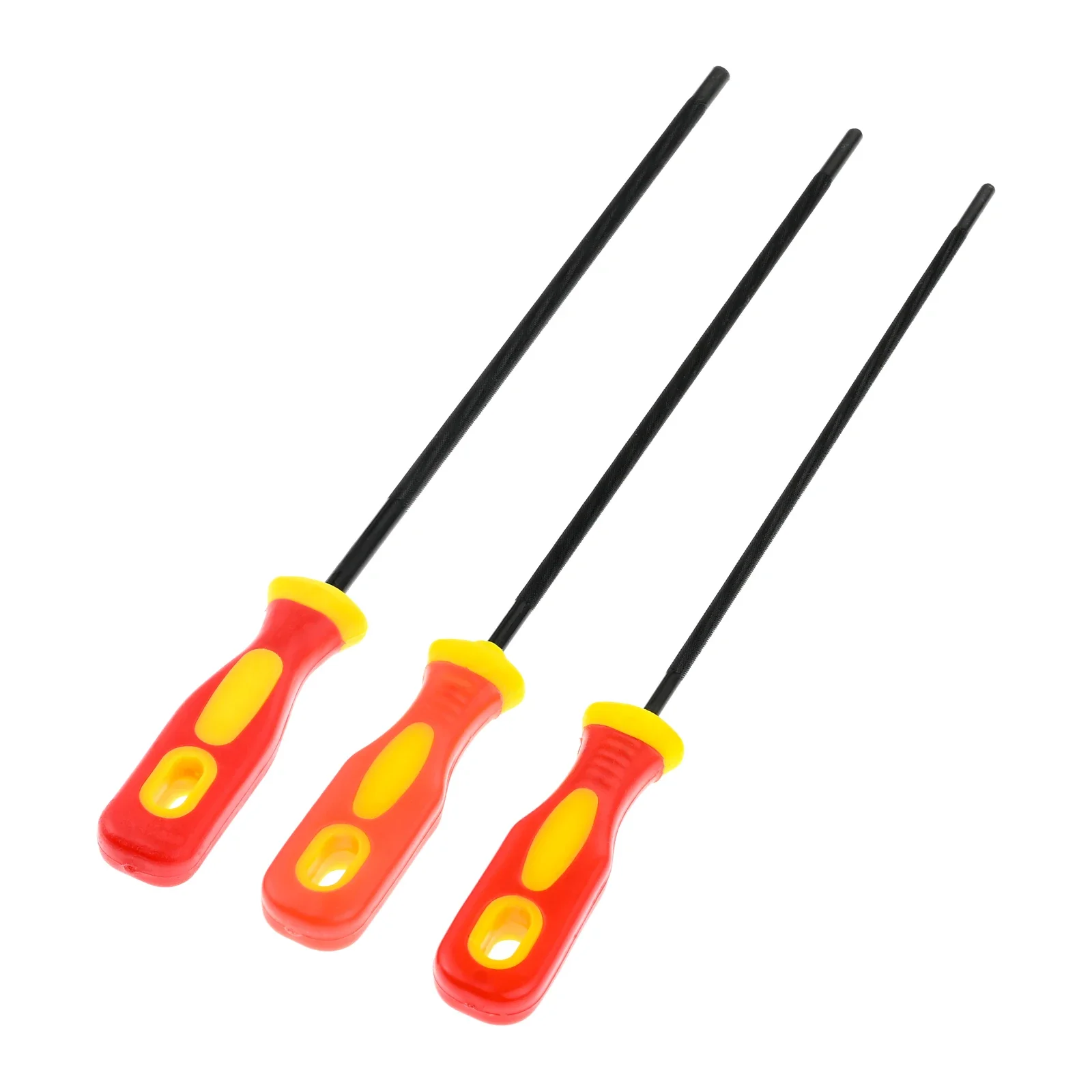 3pcs/1set Chainsaw Chain Sharpening File 5/32