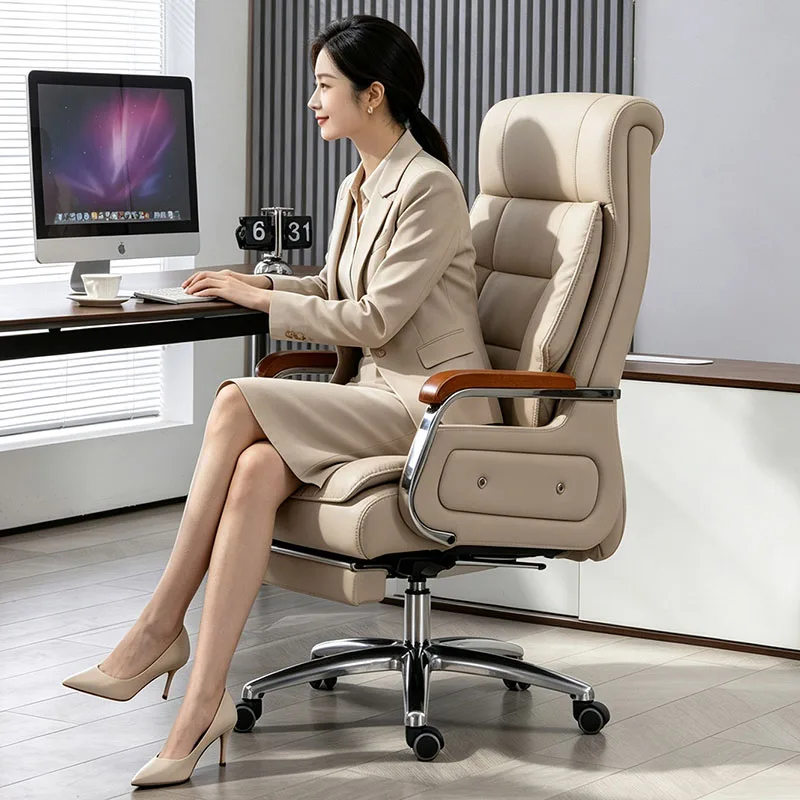 Comfortable Swivel Office Chair Conference Modern Lounge Computer Office Chair Nordic Relaxing Sillas De Oficina Home Furniture