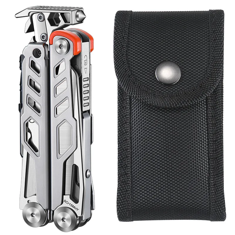 New Outdoor Multifunctional Tiger Pliers Fold Tool Convenient Camping Emergency Safety Combination EDC Manual Tool High Quality