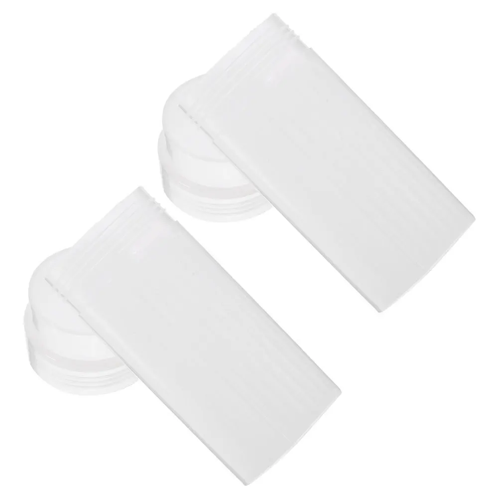 

2pcs Jar 5-Slide Capacity Plastic Laboratory Slide Jars Transparent For Microscope Staining Slide Staining