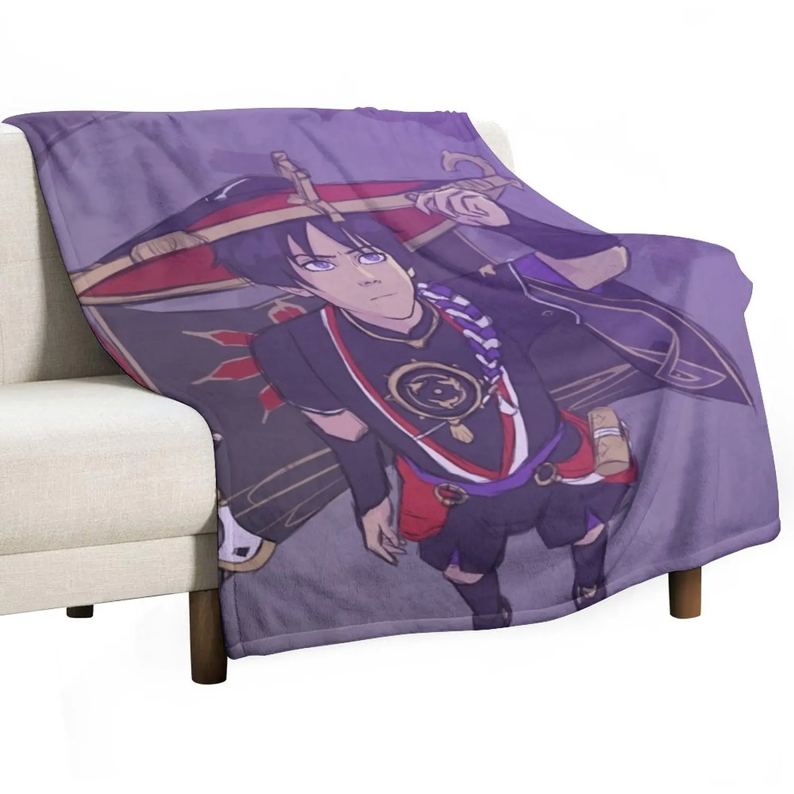 Scaramouche Throw Blanket decorative Beach anime Furrys Kid'S Single Blankets