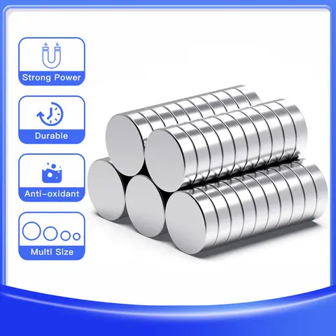 Super Powerful Magnet Round Disc Strong Magnet for Fridge Home Office Craft 5x2 6x2 8x2 10x3 12x3 15x2