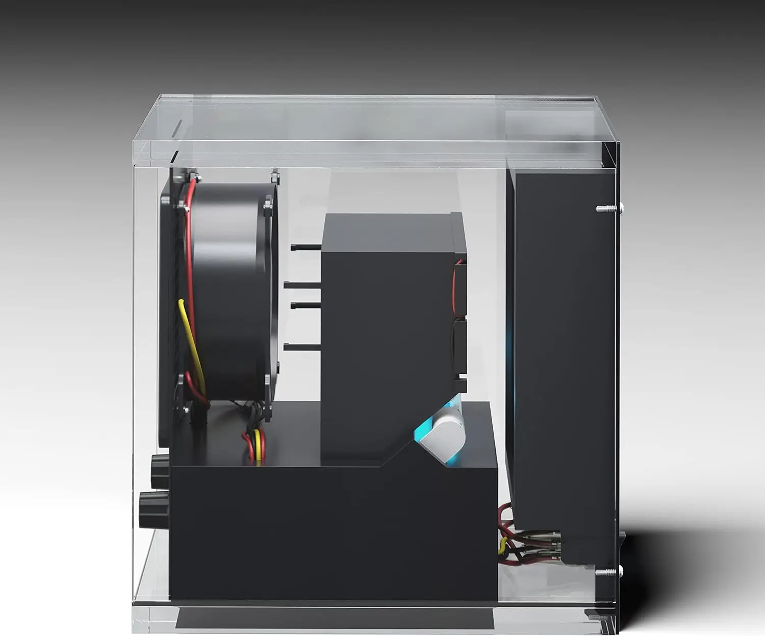 Ozone Generator Air Purifier Cleaner HEPA, Covers 3000 Feet, Acrylic, Home or Commercial Use, Adjustable, Powerful Fan