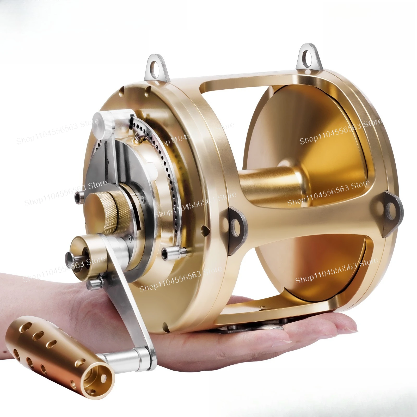 

Новая цельнометаллическая катушка CNC 130W для глубоководной джиговой ловли, мощная катушка для крупной рыбалки на тунца