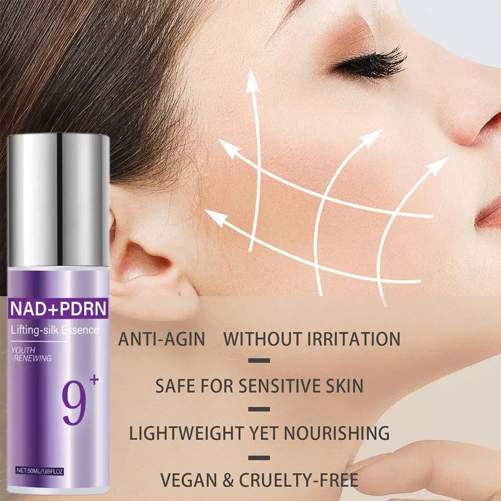 Lifting Serum NAD+ and PDRN Lifting-sil Essence,Radiance,Hydrating Moisturizing Toner, Fine Lines & Dull Skin Skincare