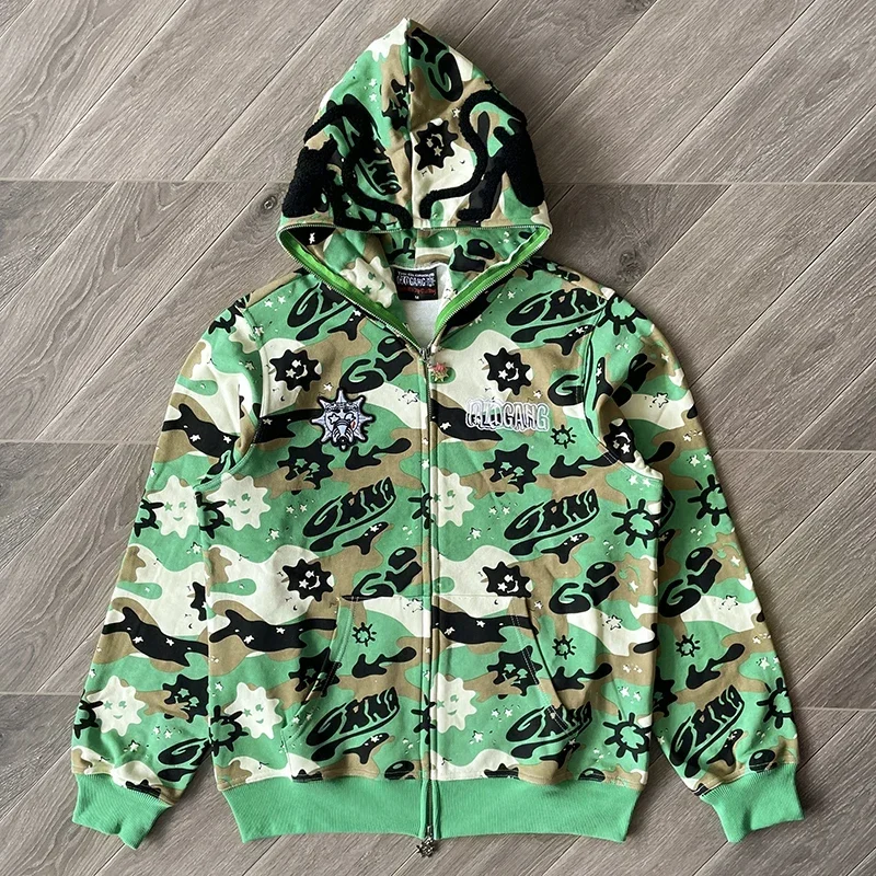 Glo Gang The Glory Full Zip Hoodie - AliExpress 200000343