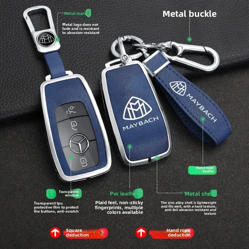 For Suitable for Mercedes-Benz Maybach key cover, S-Class S400L, S450L, S480L, GLS450/600 case