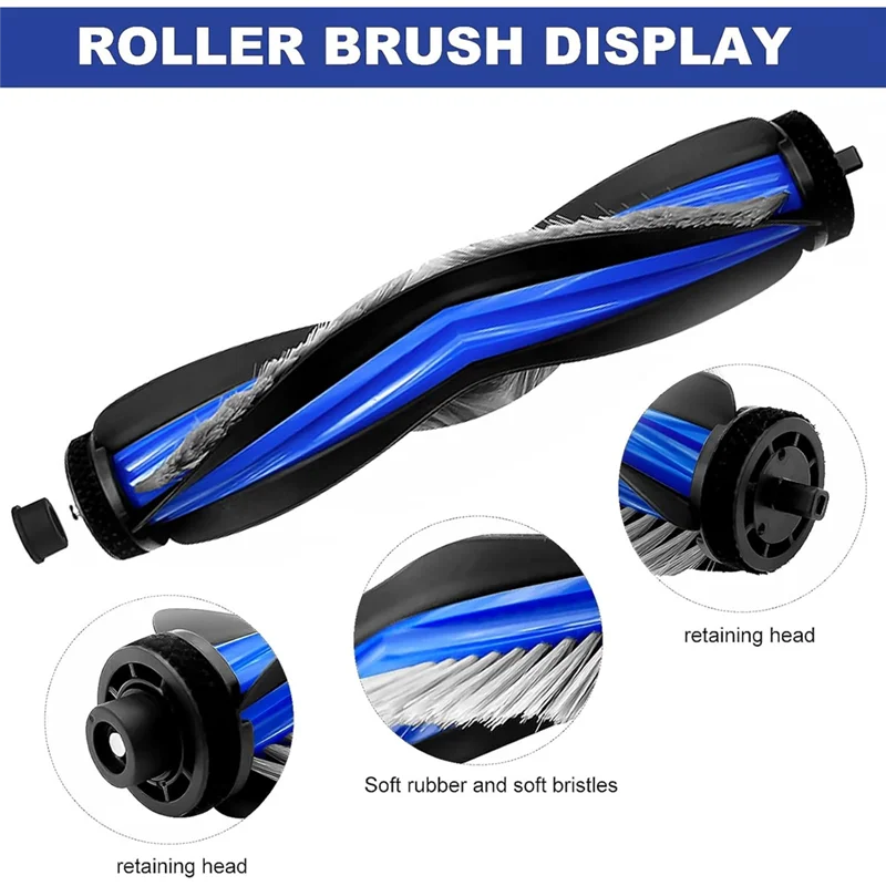 EAS-21PCS Rullo Spazzola Laterale Filtro Mop Sacchetto di Polvere di Stoffa Perecovacs Deebot N30 OMNI / N30 PRO OMNI Accessori Per Aspirapolvere