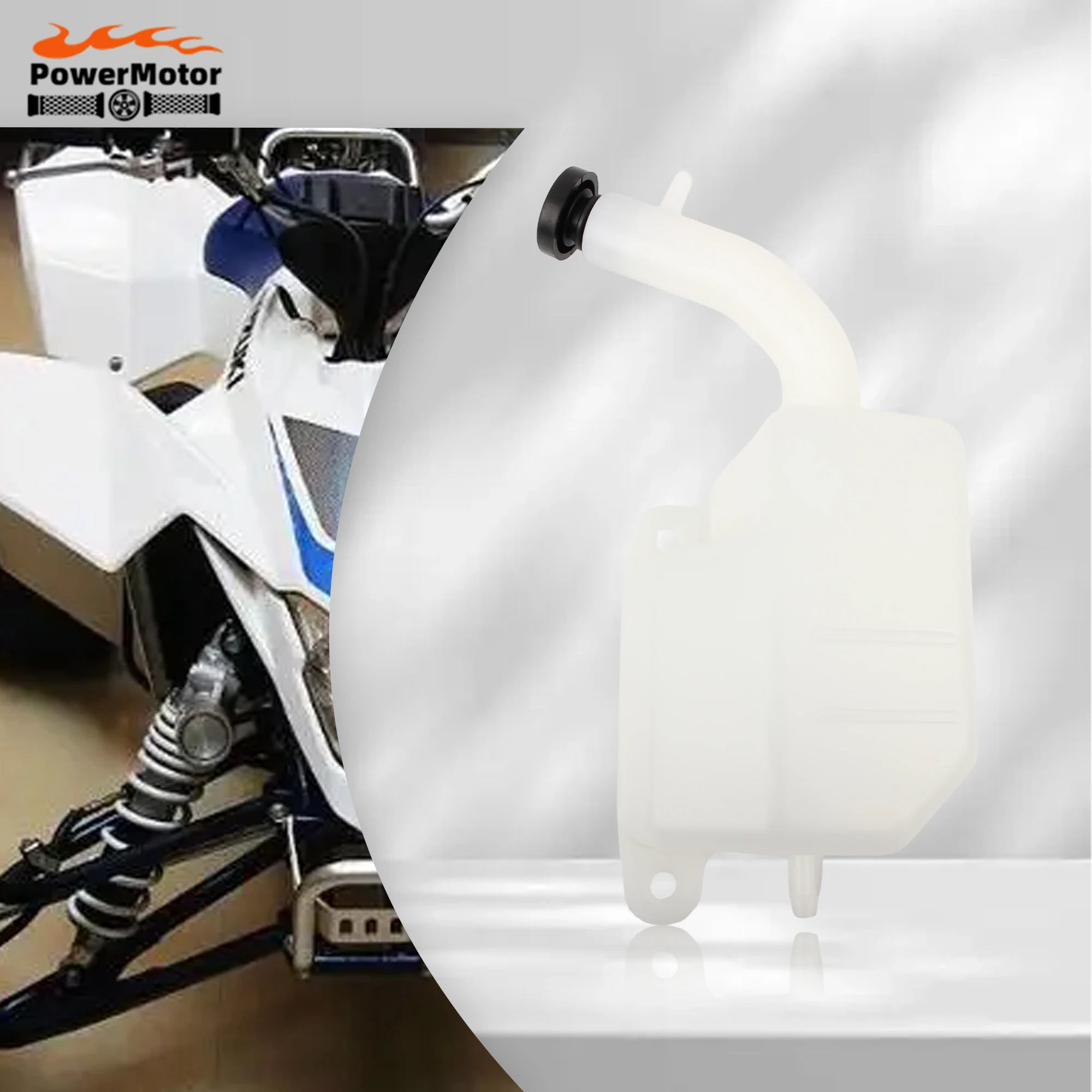 

For Suzuki LTZ 400 Motocross Radiator Tank Water Tank Coolant Bottle Overflow Reservoir Tank Enduro Motorcycle ATV Quad Parts