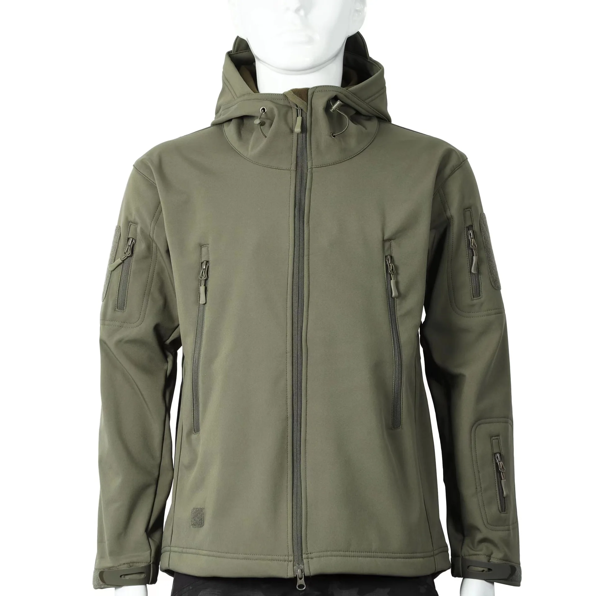 Abrigo de carga de concha suave de tiburón al aire libre unisex, impermeable, grueso, Camuflaje táctico, Montañismo