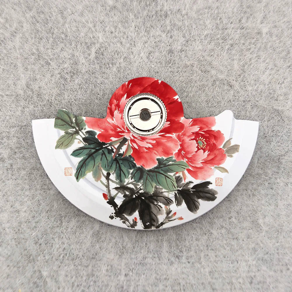 NH35 Oscillating Weight Rotors Oriental Traditional Ink Art Metal Rotors Fits NH35/NH36/38/39/34 4R Movement Replacement Parts